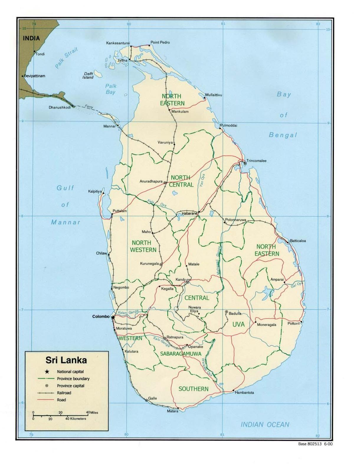 kaart van world ' s end Sri Lanka