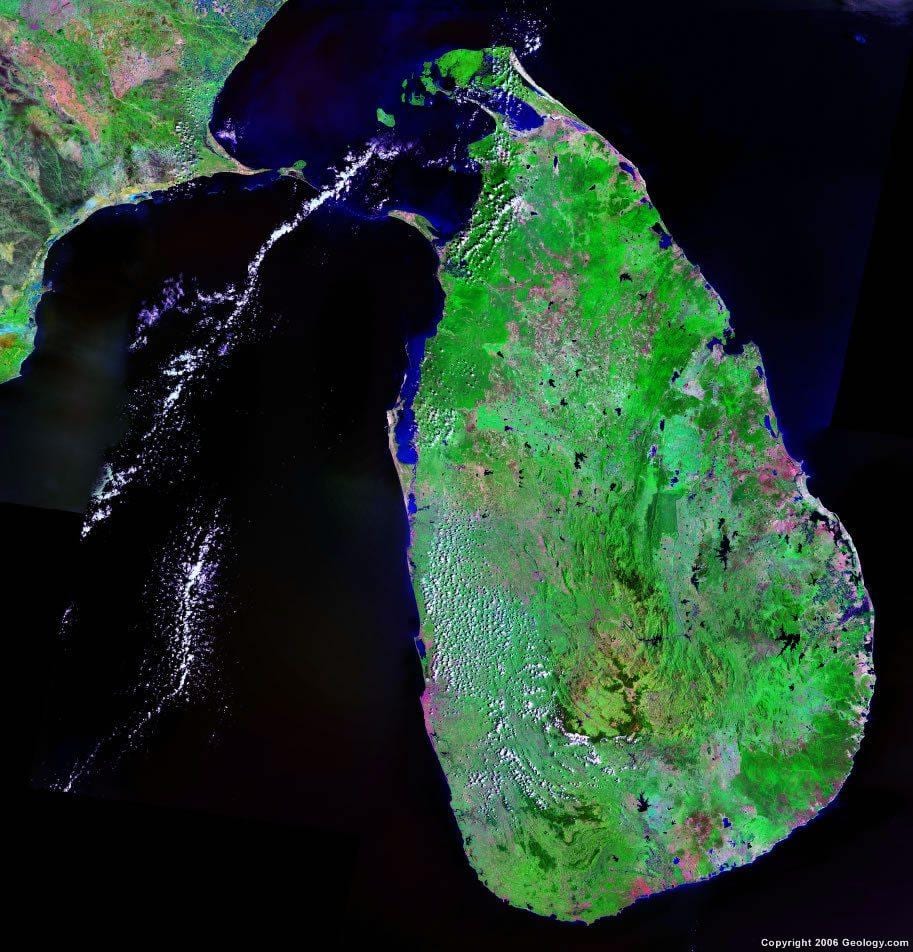 kaart van Sri Lanka kaart online